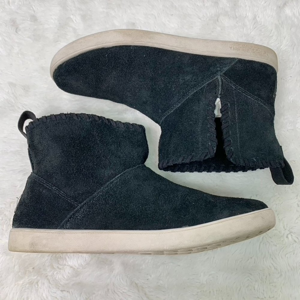 Koolaburra by UGG 1092578 Women's Black Suede Leather Sneakers Boots Size 7